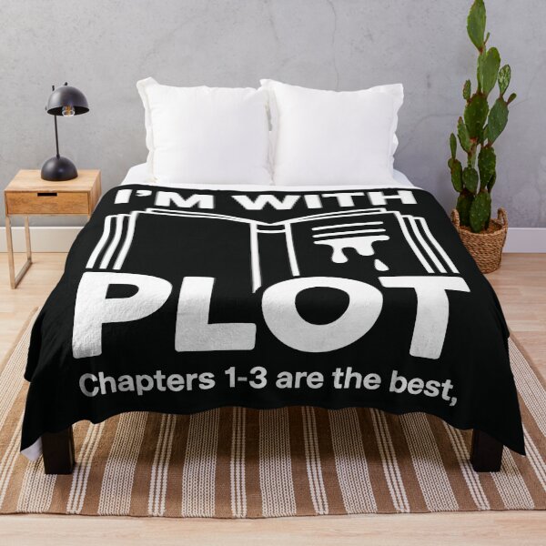 Item preview, I'm With Plot Bookish Funny Minimalist designed and sold by SplashTastic.