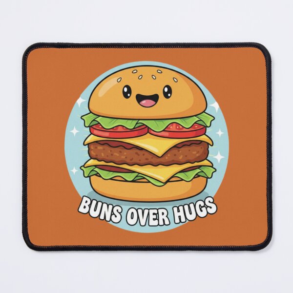 Item preview, Adorable Kawaii Burger Funny Food Pun designed and sold by PrintBreeze.