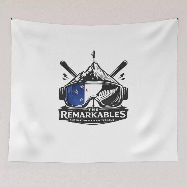 Item preview, The Remarkables Queenstown Otago New Zealand Southern Alps Ski Field Above Lake Wakatipu designed and sold by Aryabek.
