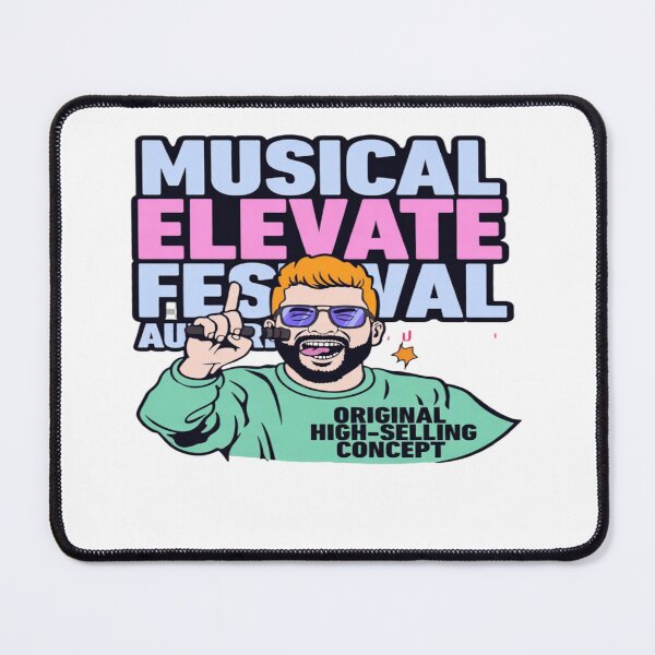 Item preview, Musical Elevate Festival Austria - Retro Aesthetic Typography designed and sold by Sushikidsntod.