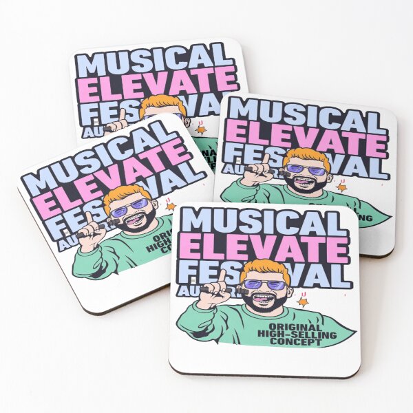 Artikelvorschau, Musical Elevate Festival Austria - Retro-Ästhetik-Typografie entworfen und verkauft von Sushikidsntoddlers.