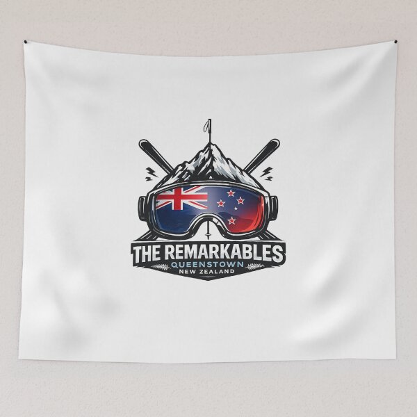 Item preview, The Remarkables Ski Resport in Queenstown Otago New Zealand designed and sold by Aryabek.