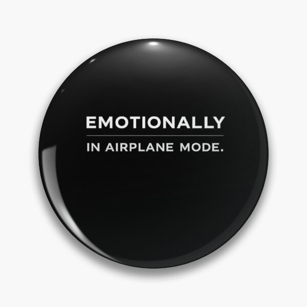 Aperçu de l'œuvre Émotionnellement en mode avion. – Humour minimaliste pour le télétravail créée et vendue par Vasil Dimitrov.