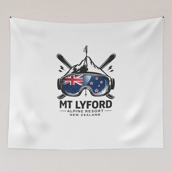 Item preview, Mount Lyford Alpine Resort Canterbury South Island Ski Field in Hurunui District designed and sold by Aryabek.