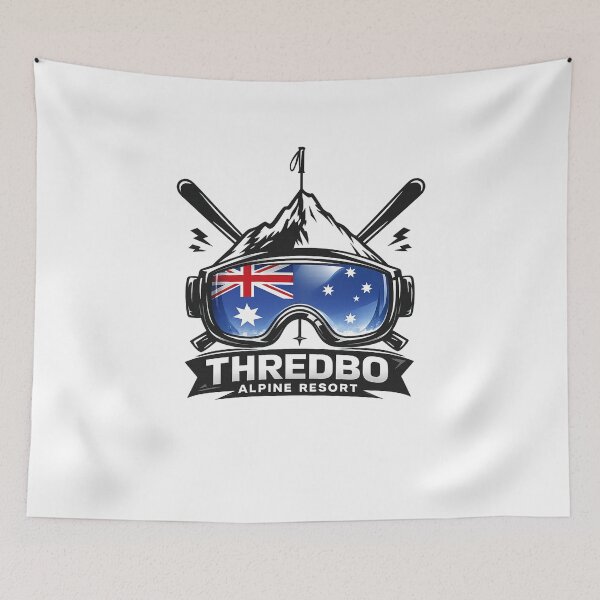 Item preview, Thredbo Alpine Resort New South Wales Snowy Mountains Ski Destination Near Mount Kosciuszko designed and sold by Aryabek.