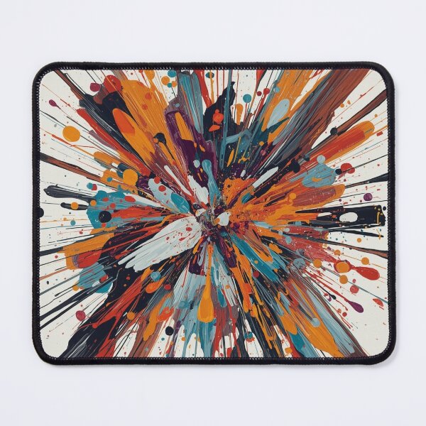 Item preview, Colorful abstract pattern of vibrant paint designed and sold by AriasCreative.