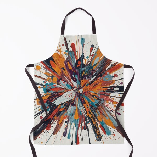 Item preview, Colorful abstract pattern of vibrant paint designed and sold by AriasCreative.