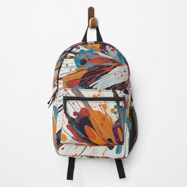 Item preview, Colorful abstract pattern of vibrant paint designed and sold by AriasCreative.