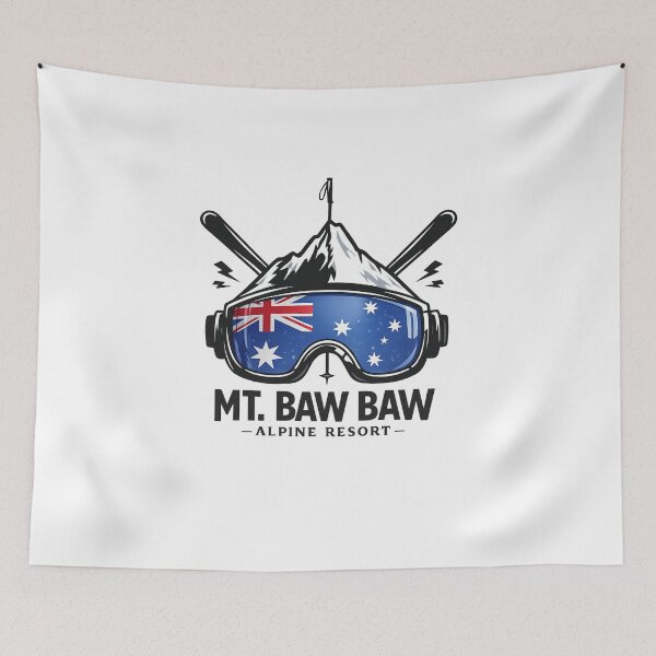 Item preview, Mount Baw Baw Alpine Resort Gippsland Victoria Near Walhalla and La Trobe Valley designed and sold by Aryabek.