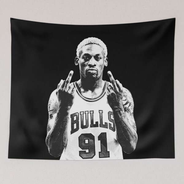 Item preview, Dennis Rodman Middle Finger designed and sold by Altaf Aji.
