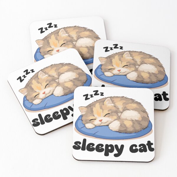 Item preview, Sleepy Cute Cat designed and sold by cimong.