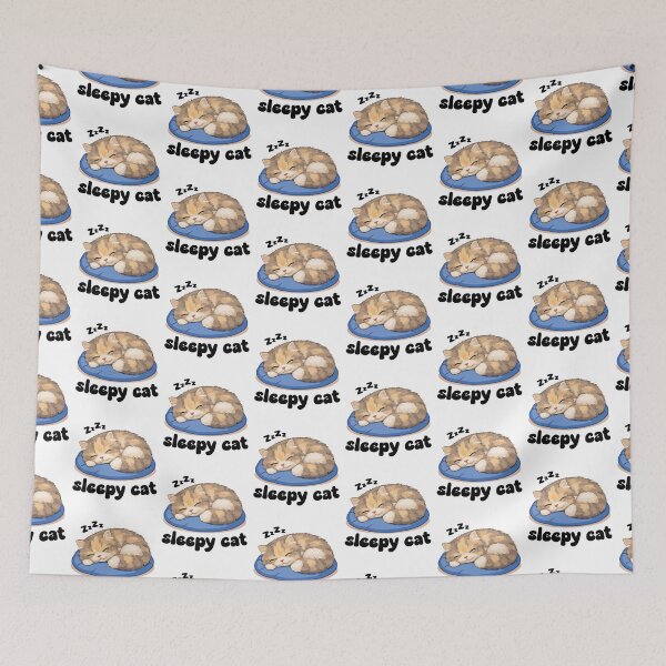Item preview, Sleepy Cute Cat designed and sold by cimong.