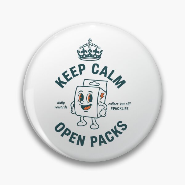 Item preview, Keep Calm Open Packs Trading Card Packlife designed and sold by LuminOrb.