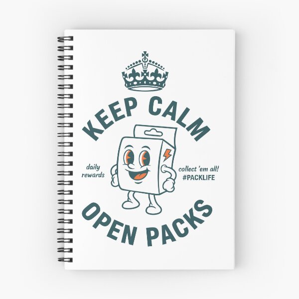 Item preview, Keep Calm Open Packs Trading Card Packlife designed and sold by LuminOrb.