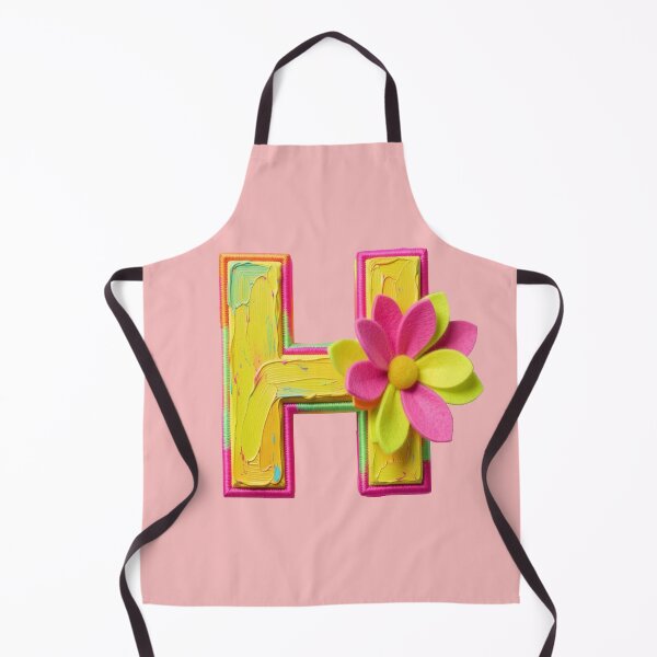 Item preview, Colorful 3D Letter H with Flower – Playful Alphabet Art designed and sold by myforestfog.