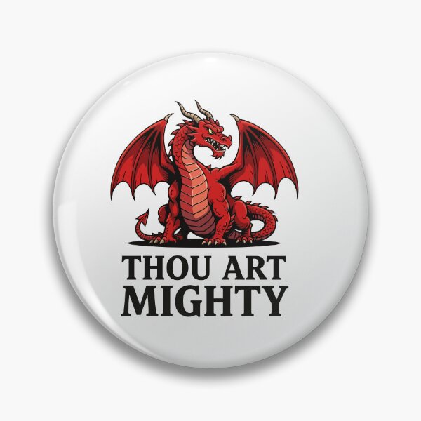 Item preview, Thou Art Mighty Red Dragon designed and sold by taiche.
