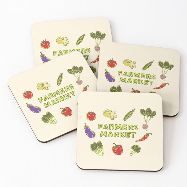 Item preview, “Fresh Finds – Farmers Market Veggie Collection” designed and sold by TheRightNotes.