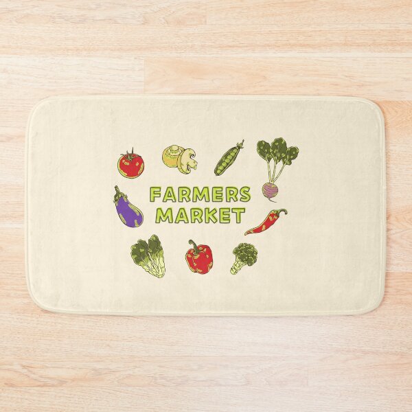 Item preview, “Fresh Finds – Farmers Market Veggie Collection” designed and sold by TheRightNotes.