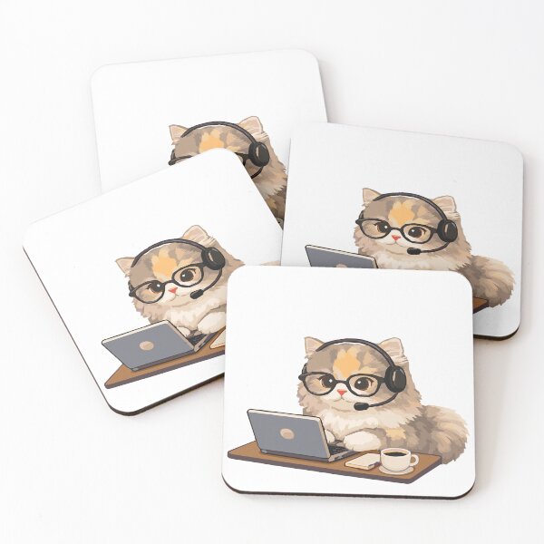 Item preview, Cute Cat Work Hard designed and sold by cimong.
