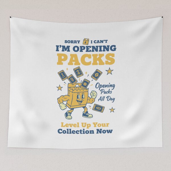 Item preview, Sorry I Cant Im Opening Packs Trading Card Booster designed and sold by LuminOrb.