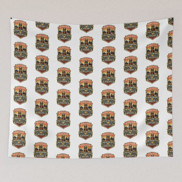 Item preview, Doberman Heartbeats Match Mine Doberman Gift designed and sold by WildVista.