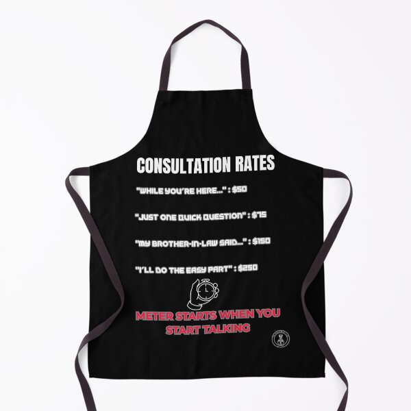 Item preview, Funny Handyman Consultation Rates - Just One Quick Question designed and sold by The Handyman's Lab.