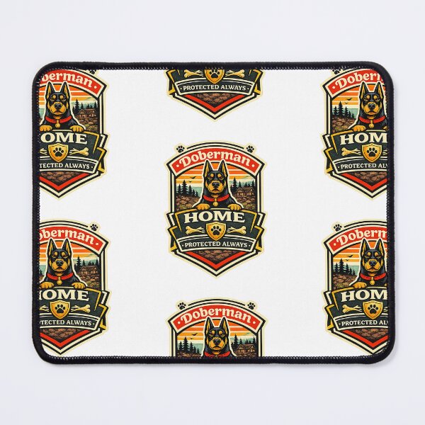 Item preview, Doberman Home Protected Always Doberman Gift designed and sold by WildVista.