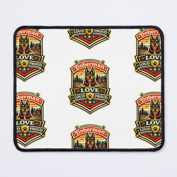 Item preview, Doberman Love Loud Proud Bold Doberman Gift designed and sold by WildVista.