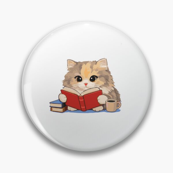 Item preview, Cute Cat Reading a Book designed and sold by cimong.
