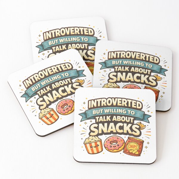 Item preview, Introverted But Willing To Talk About Snacks Funny Kawaii Food designed and sold by DrukNaStyl.