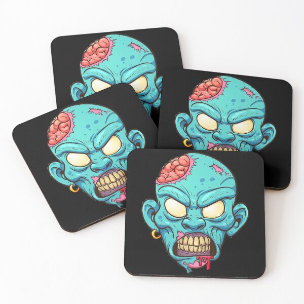 Item preview, Angry Zombie Head Illustration –  Horror Art designed and sold by Bizertart.