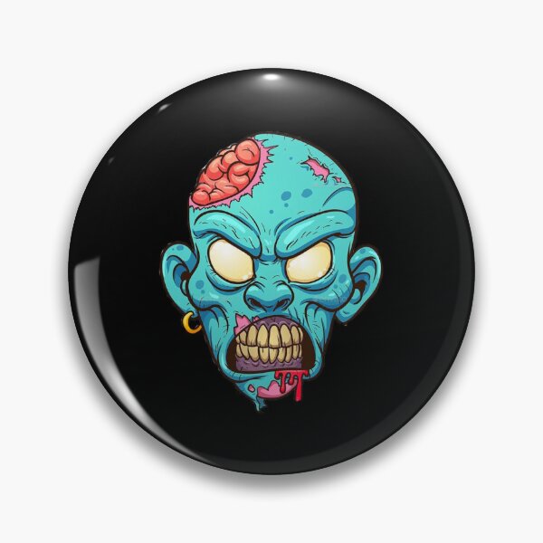 Item preview, Angry Zombie Head Illustration –  Horror Art designed and sold by Bizertart.