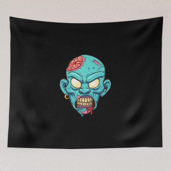 Item preview, Angry Zombie Head Illustration –  Horror Art designed and sold by Bizertart.