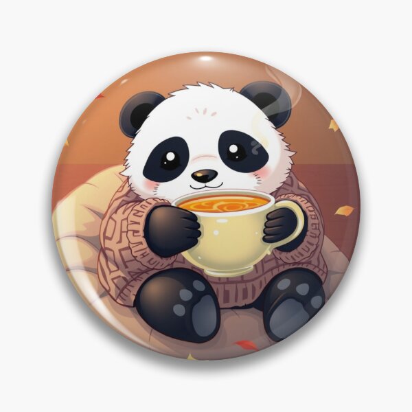 Item preview, Fall Panda Aesthetic T-Shirt | Cozy Matcha Panda Art designed and sold by ArmaanArts.