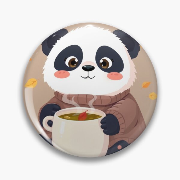 Item preview, Cozy Matcha Panda T-Shirt | Cute Fall Panda Art designed and sold by ArmaanArts.
