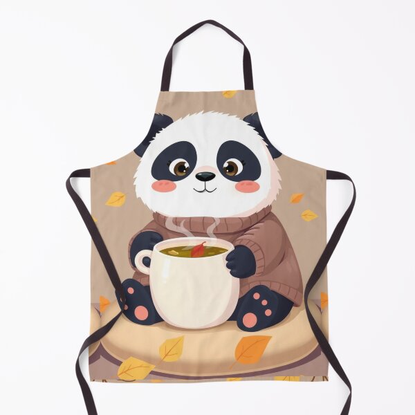 Item preview, Cozy Matcha Panda T-Shirt | Cute Fall Panda Art designed and sold by ArmaanArts.