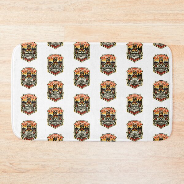 Item preview, Doberman Hugs Unexpected Softness Doberman Gift designed and sold by WildVista.