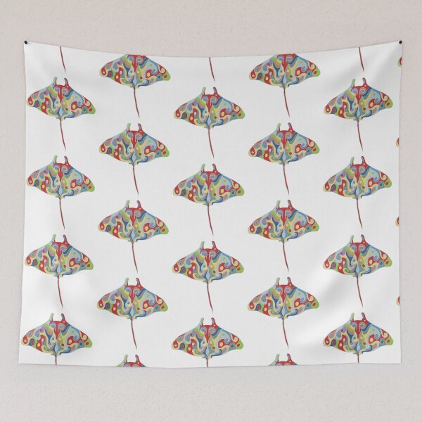 Item preview, Stingray Wall Art Print — Minimalist Ocean Art designed and sold by iampaulmorris.