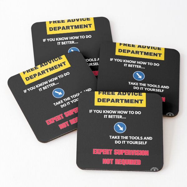 Item preview, Funny Handyman Free Advice - Do It Yourself Sarcastic Quote designed and sold by The Handyman's Lab.