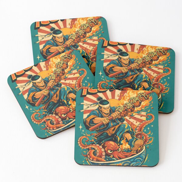 Item preview, Takoyaki Samurai designed and sold by Matinez Pink.