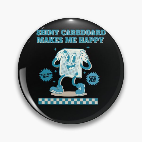 Item preview, Shiny Cardboard Makes Me Happy Trading Card designed and sold by LuminOrb.