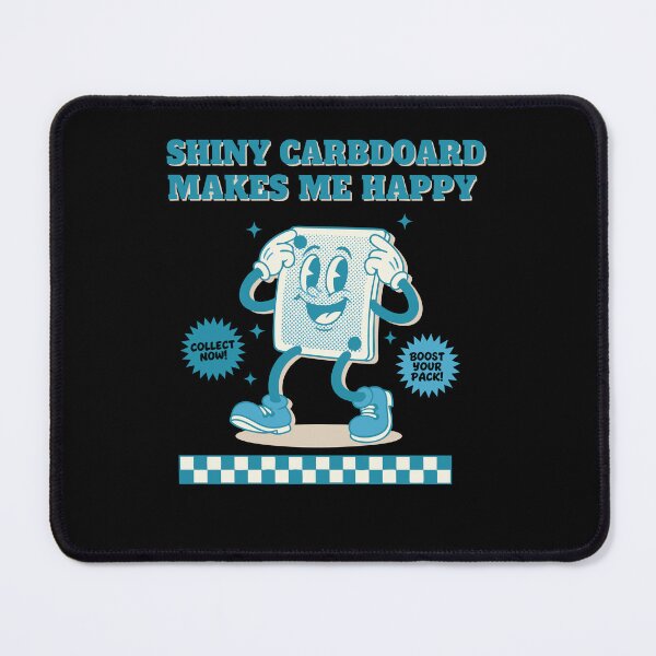 Item preview, Shiny Cardboard Makes Me Happy Trading Card designed and sold by LuminOrb.