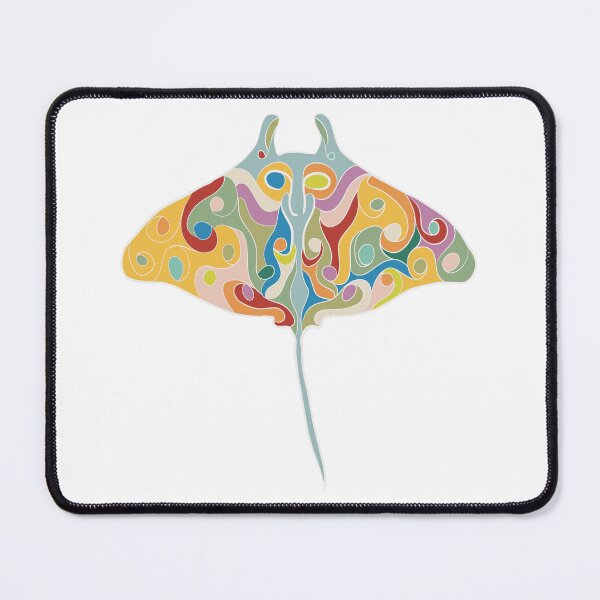 Item preview, Stingray Sticker — Minimalist Ocean Art designed and sold by iampaulmorris.