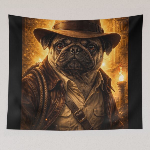 Item preview, Adventure French Bulldog Explorer Funny Dog Parody designed and sold by AmazingViews.