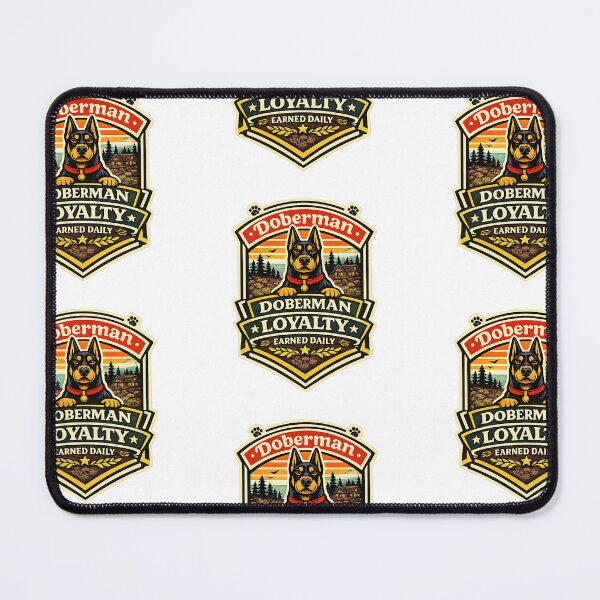 Item preview, Doberman Loyalty Earned Daily Doberman Gift designed and sold by WildVista.
