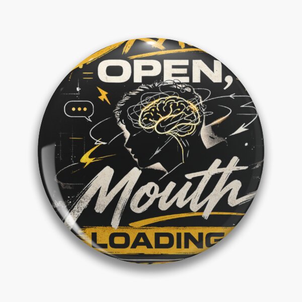 Item preview, Brain Open, Mouth Loading... designed and sold by Nadiajansen55.