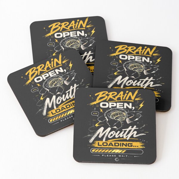 Item preview, Brain Open, Mouth Loading... designed and sold by Nadiajansen55.