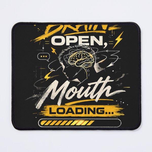 Item preview, Brain Open, Mouth Loading... designed and sold by Nadiajansen55.