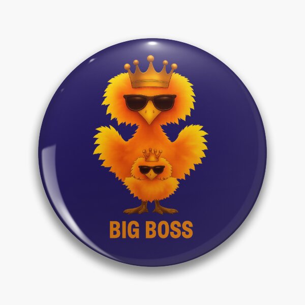 Item preview, Big Boss Bird – Funny Cartoon Shirt with Crown & Sunglasses designed and sold by smallbirdart.