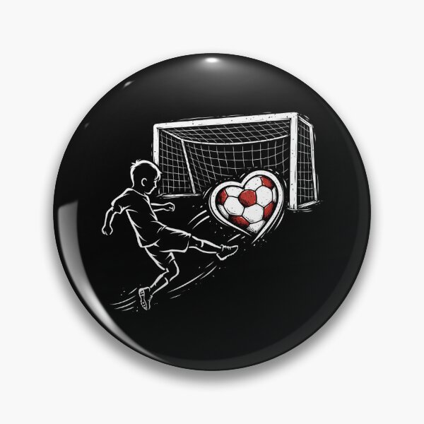 Artikelvorschau, Fußballspieler lieben Tordesign - Spiel mit Herz entworfen und verkauft von Wicked.Teez.